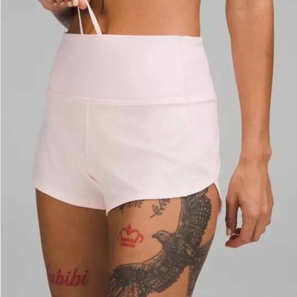 lululemon athletica Light Pink Athletic Shorts